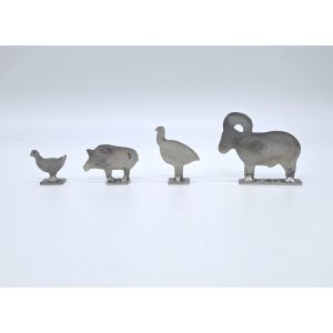 1/10 Scale Airgun Steel Silhouettes