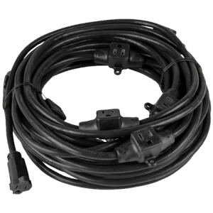 Power Cable 50' with 10 Outlets