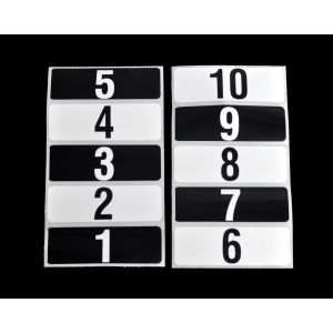 Firing Point Number Labels 1x3