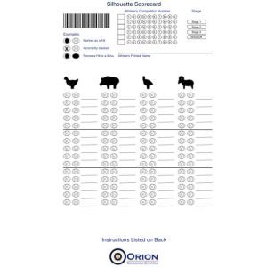 Orion Silhouette Scorecards