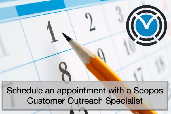 Schedule an Appointment with a Scopos Customer Outreach Specialist